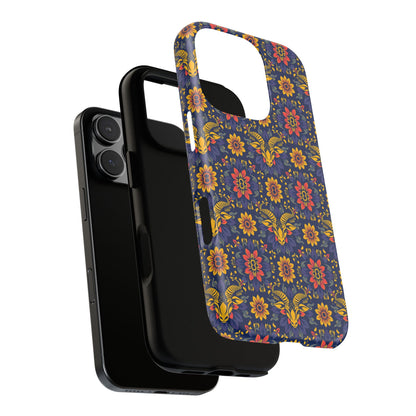 Tough Cases, Taurus, Zodiac v3, Flower Pattern
