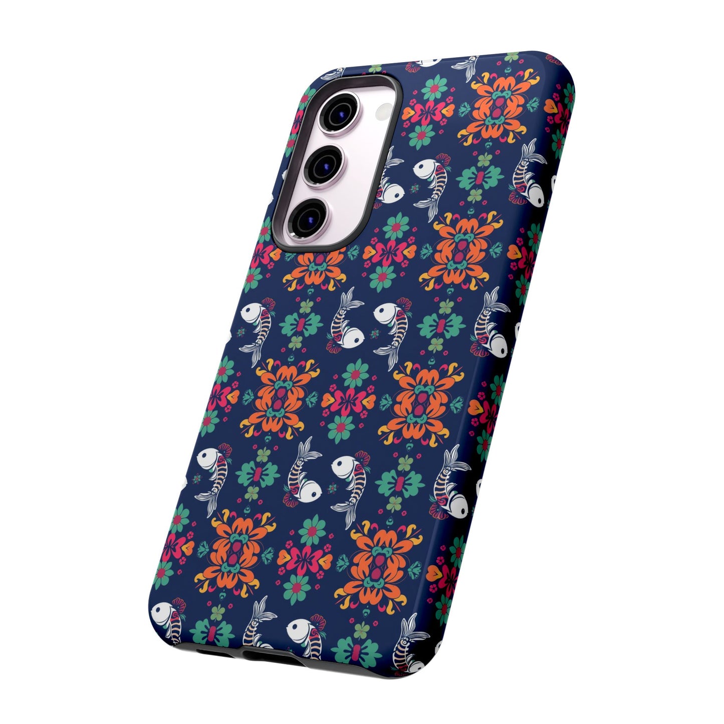 Tough Cases, Pisces, Zodiac, Flower Pattern