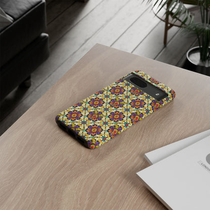 Tough Cases, Taurus, Zodiac v1, Flower Pattern
