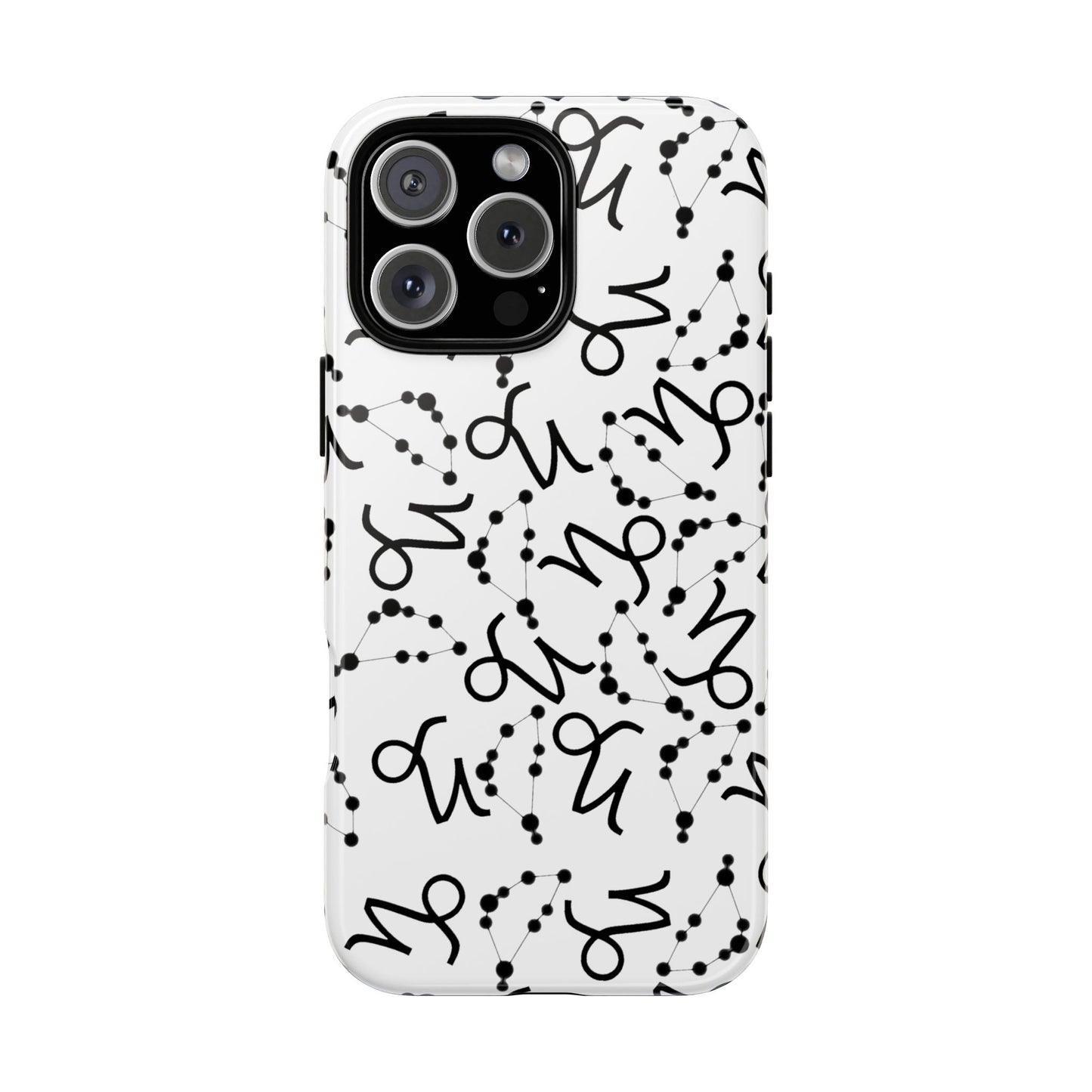 Tough Cases with the Capricorn Zodiac sign for iPhone, Samsung Galaxy, and Google Pixel devices