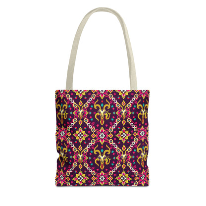 Tote Bag (AOP), Capricorn, Zodiac, Jewel Pattern