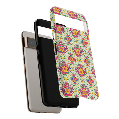 Tough Cases, Cancer, Zodiac v3, Flower Pattern