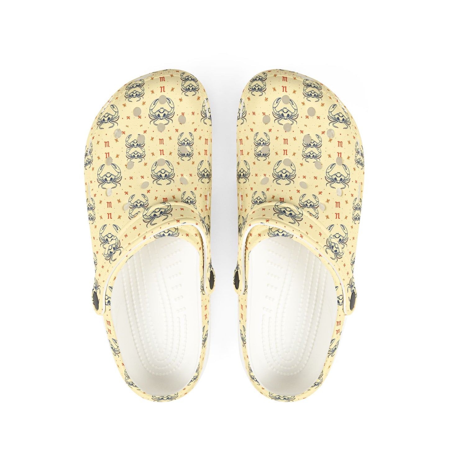 EVA Foam Rubber Shoes, (AOP), Cancer, Zodiac, Pattern