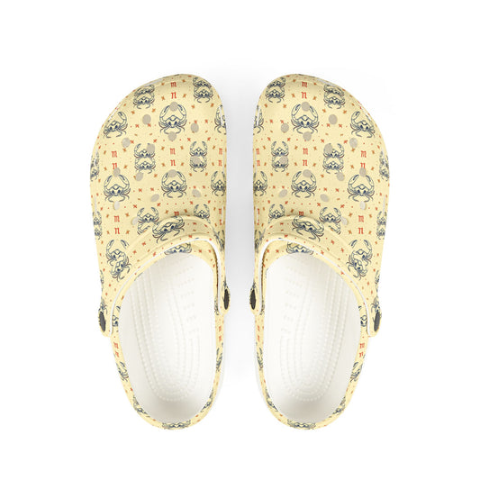 EVA Foam Rubber Shoes, (AOP), Cancer, Zodiac, Pattern