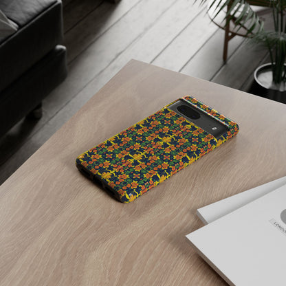 Tough Cases, Libra, Zodiac v3, Flower Pattern