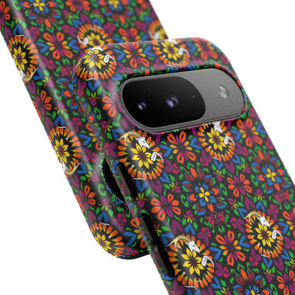 Tough Cases, Capricorn, Zodiac v2, Flower Pattern