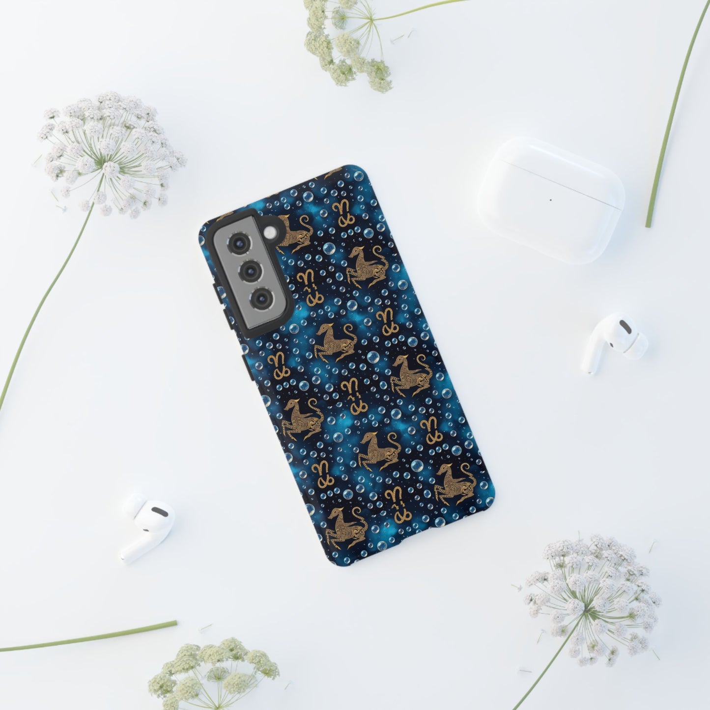 Tough Cases, Capricorn, Zodiac, Bubble Pattern