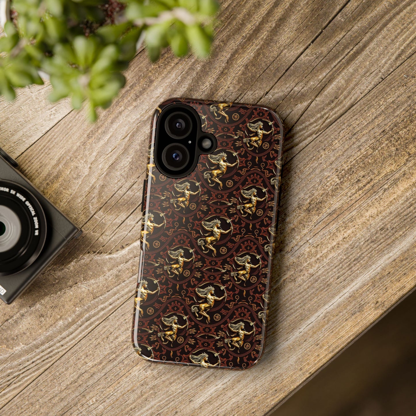 Tough Cases, Sagittarius, Zodiac, Metal Pattern