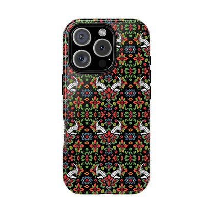 Tough Cases, Taurus, Zodiac v2, Flower Pattern