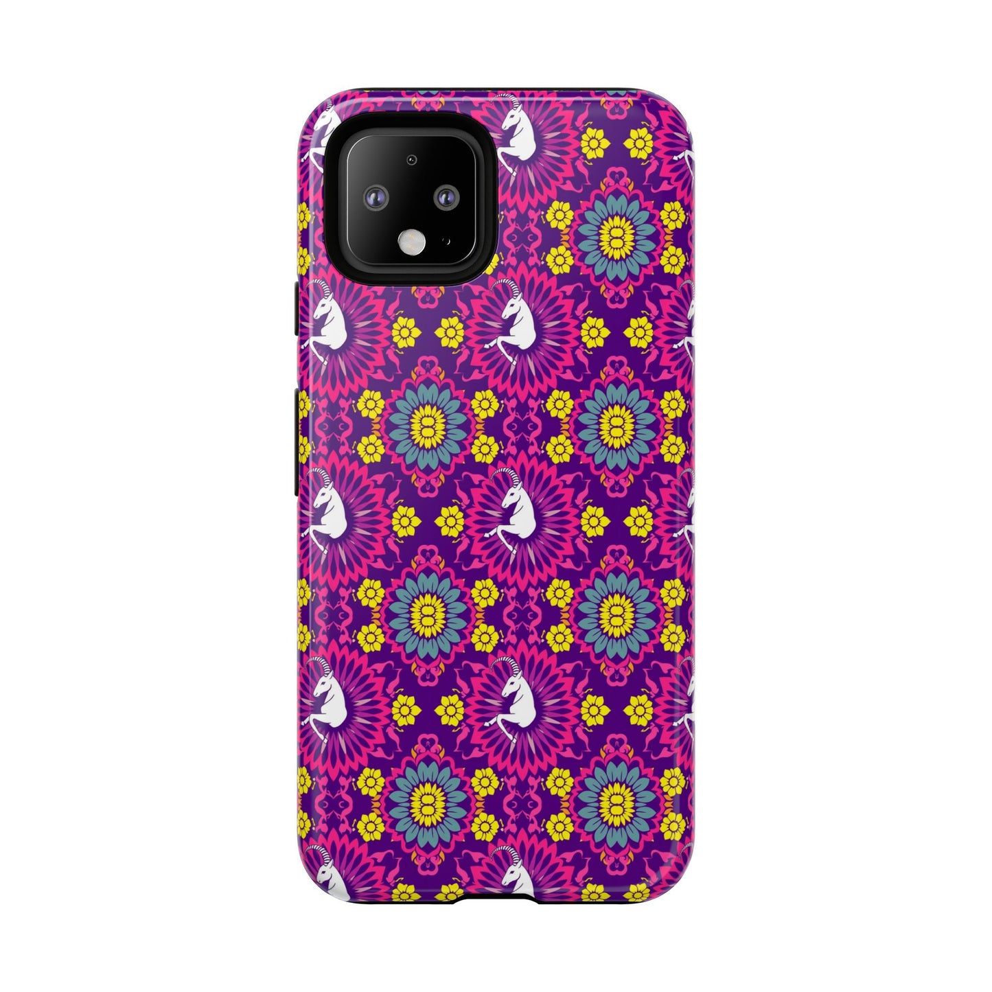 Tough Cases, Capricorn, Zodiac, Flower Pattern