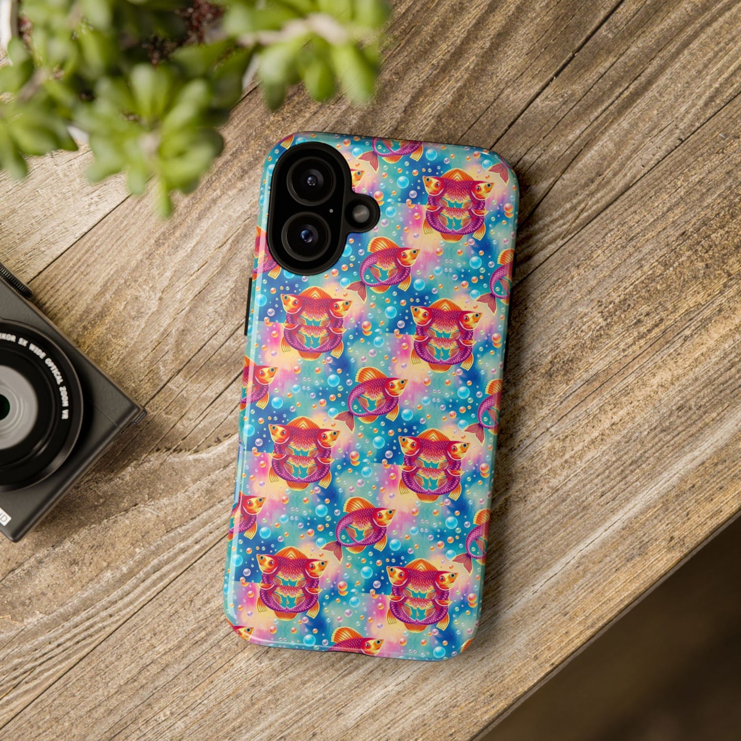 Tough Cases, Pisces, Zodiac v1, Bubble Pattern