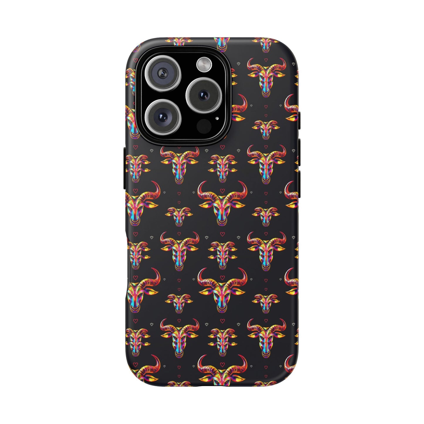 Tough Cases, Taurus, Zodiac, Metal Pattern