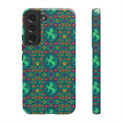 Tough Cases, Leo, Zodiac v3, Flower Pattern