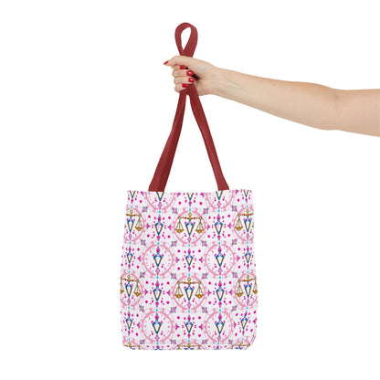 Tote Bag (AOP), Libra, Zodiac, Jewel Pattern