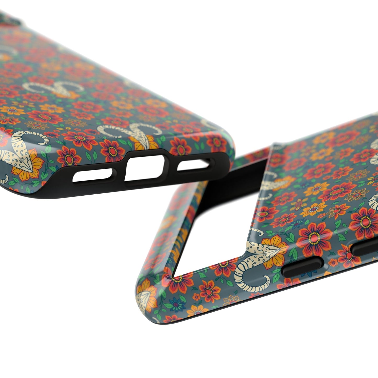 Tough Cases, Aries, Zodiac v3, Flower Pattern