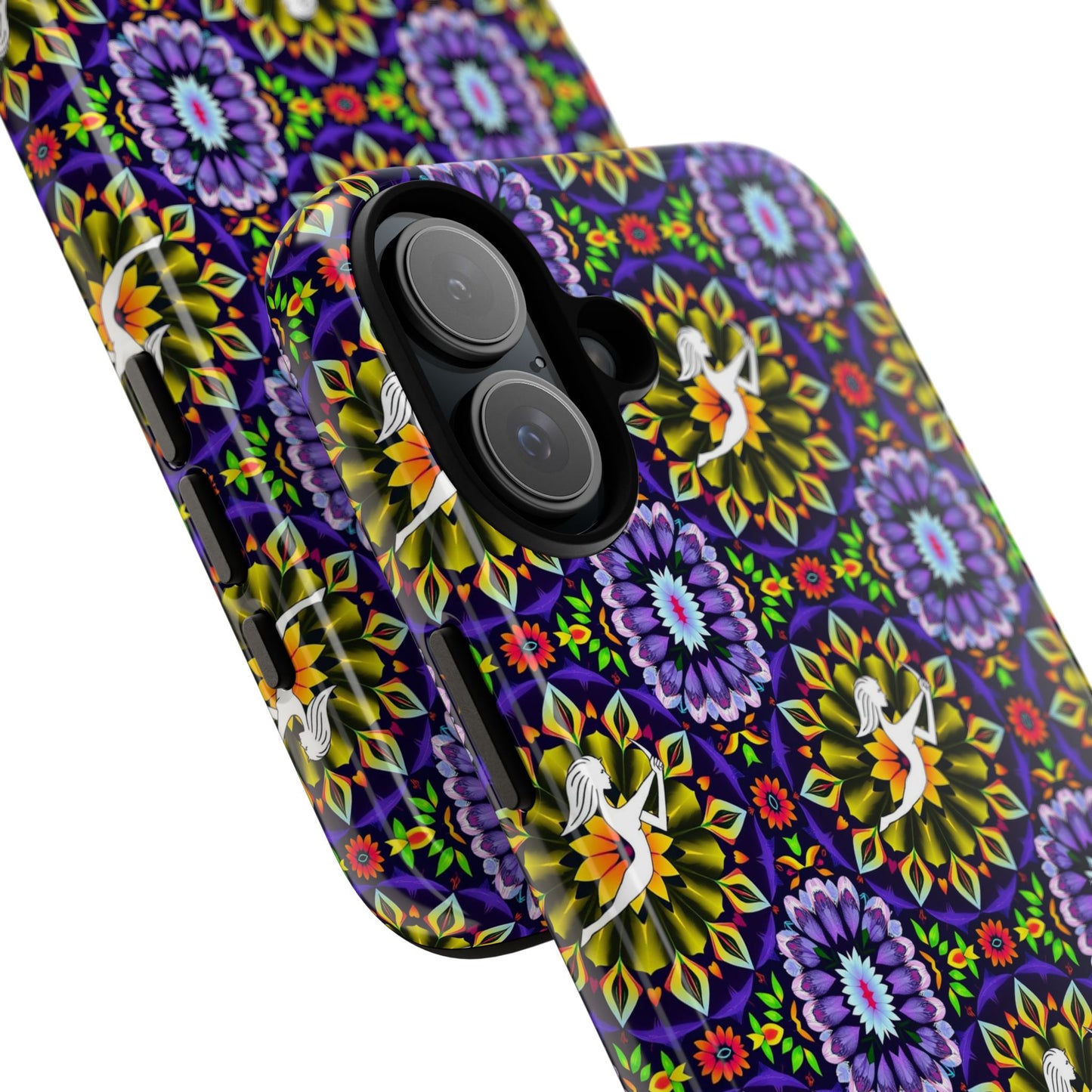 Tough Cases, Sagittarius, Zodiac v1, Flower Pattern