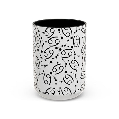 Accent Coffee Mug with the Cancer sign (11, 15oz)