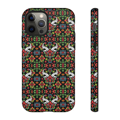 Tough Cases, Taurus, Zodiac v2, Flower Pattern