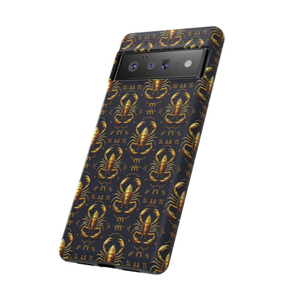 Tough Cases, Scorpio, Zodiac, Metal Pattern