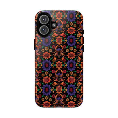 Tough Cases, Scorpio, Zodiac, Flower Pattern