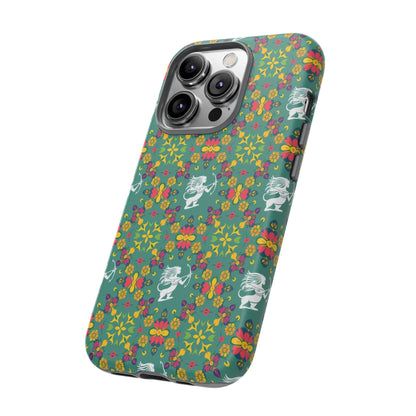 Tough Cases, Sagittarius, Zodiac, Flower Pattern