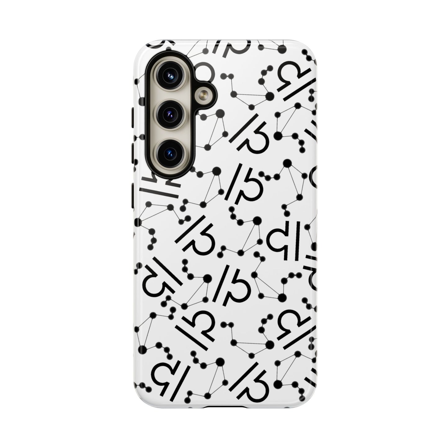 Tough Cases with the Libra Zodiac sign for iPhone, Samsung Galaxy, and Google Pixel devices