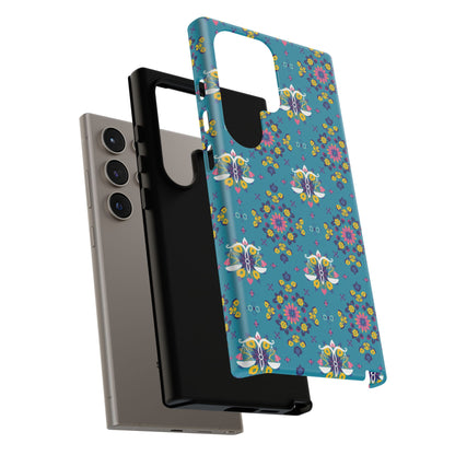 Tough Cases, Libra, Zodiac v2, Flower Pattern