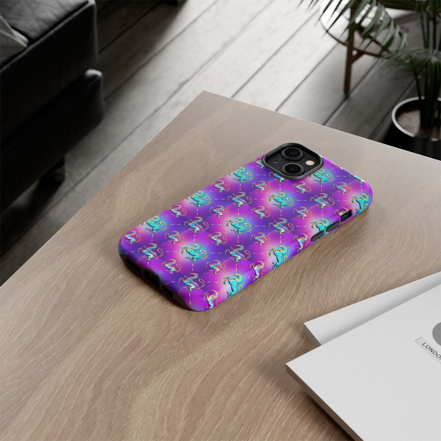 Tough Cases, Aquarius, Zodiac, Metal Pattern