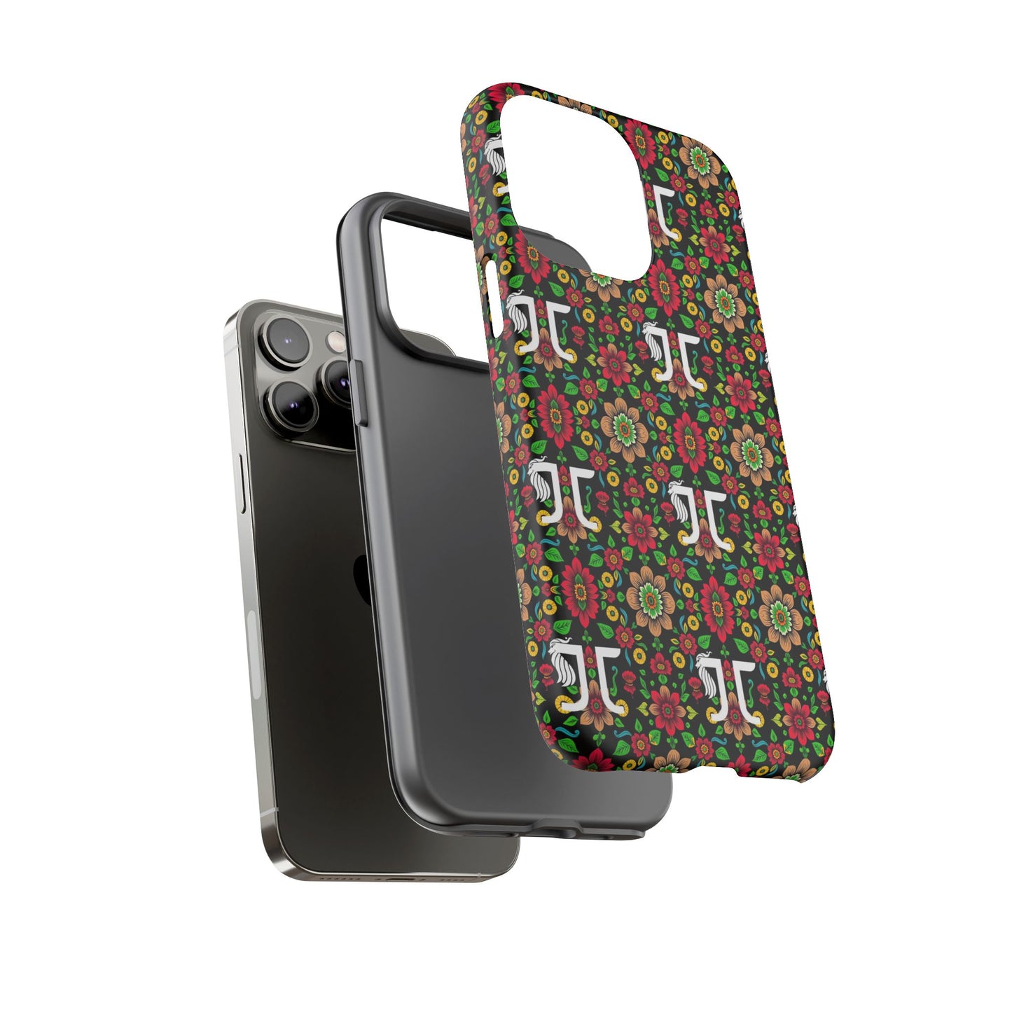 Tough Cases, Gemini, Zodiac v4, Flower Pattern