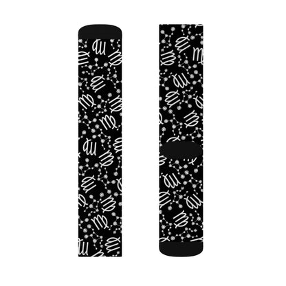 Zodiac Sublimation Socks Virgo Zodiac sign