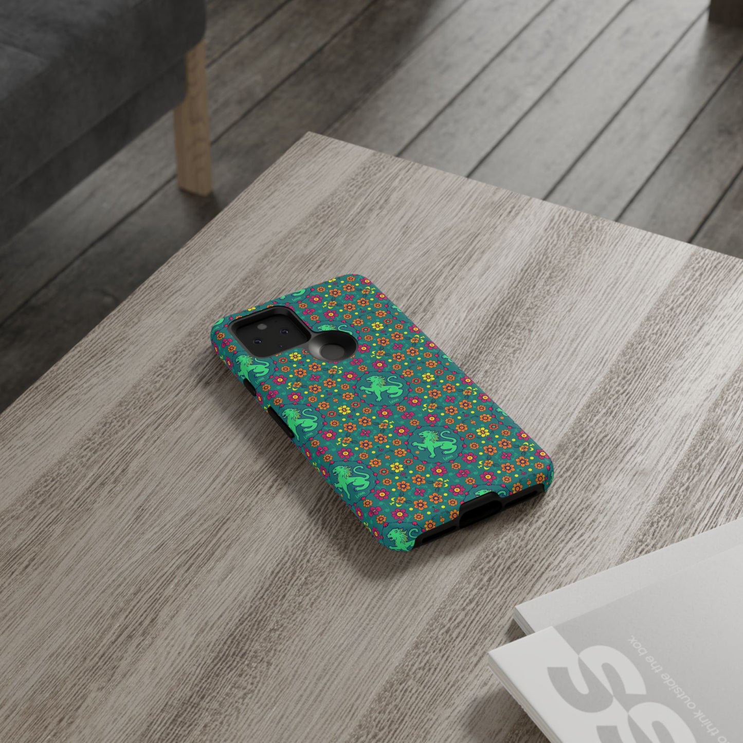 Tough Cases, Leo, Zodiac v3, Flower Pattern