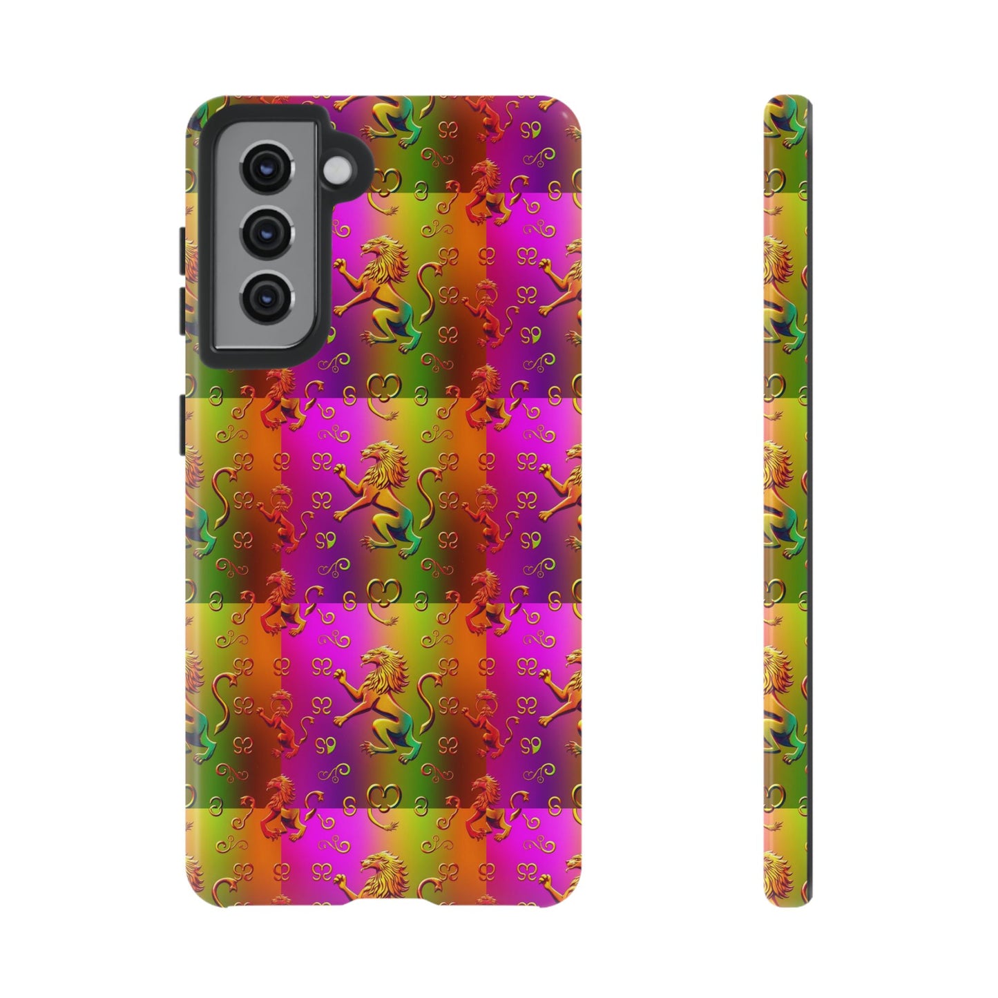Tough Cases, Leo, Zodiac v1, Metal Pattern