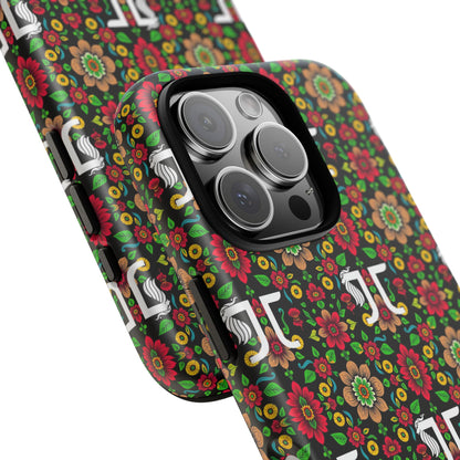 Tough Cases, Gemini, Zodiac v4, Flower Pattern