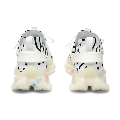 Women's Mesh Sneakers, Constellation & Symbol, Scorpio Zodiac Sign, AOP