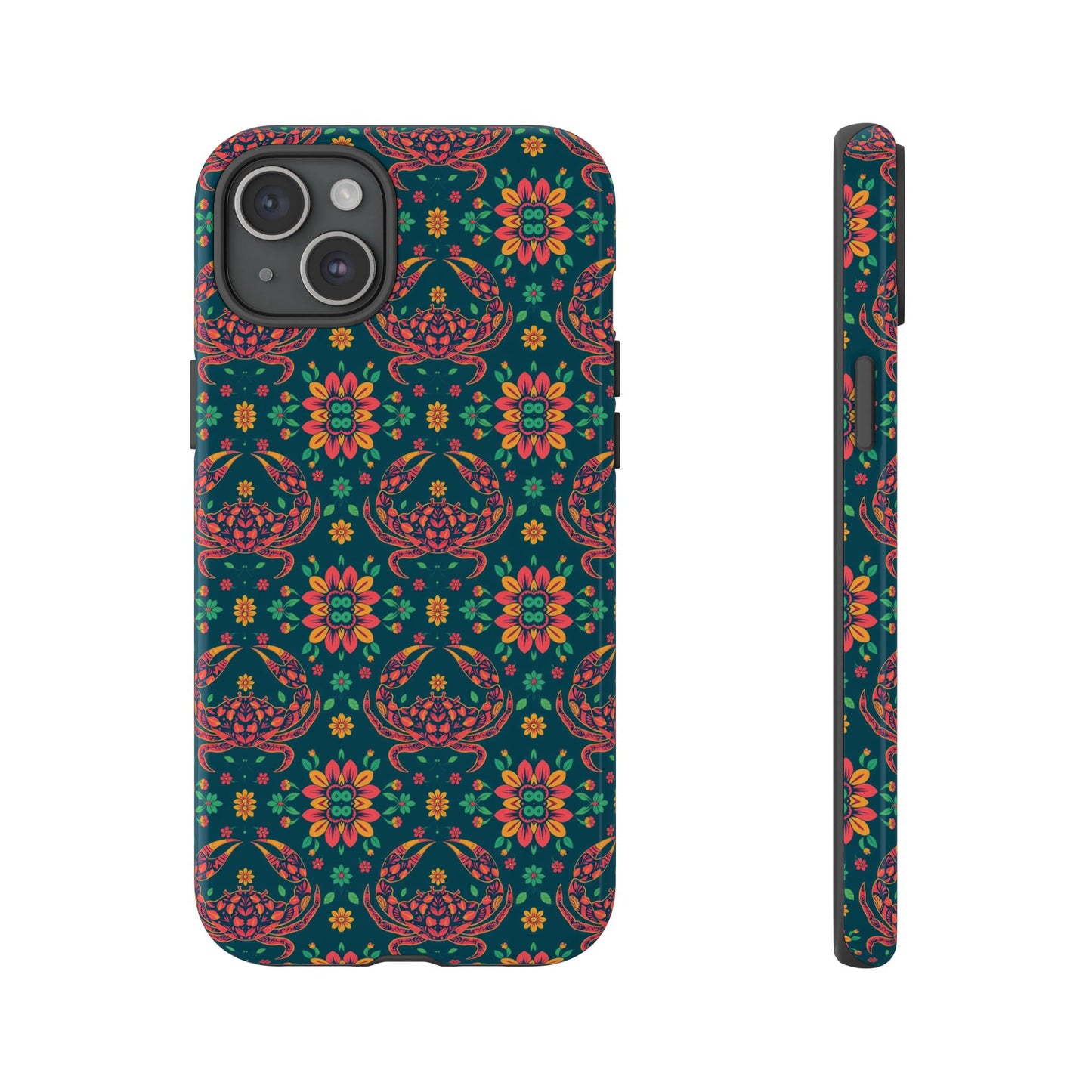 Tough Cases, Cancer, Zodiac v4, Flower Pattern