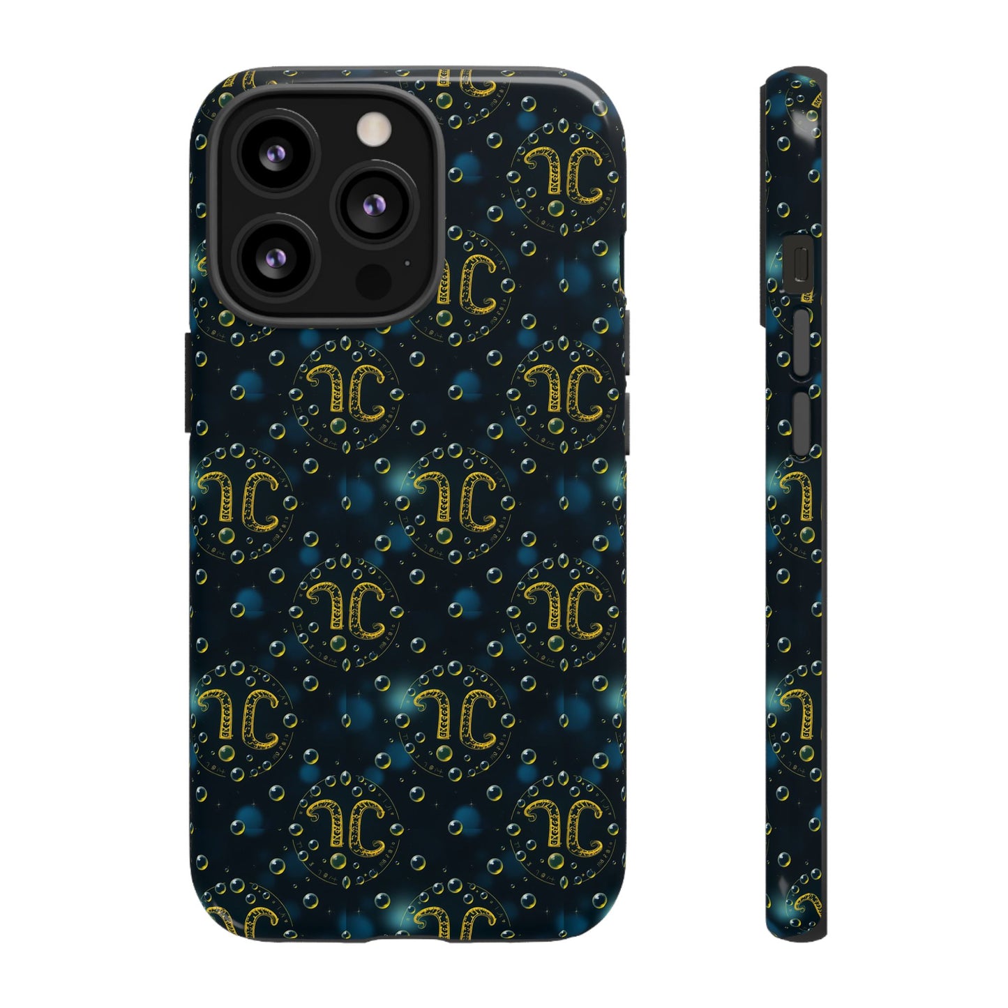 Tough Cases, Aquarius, Zodiac v2, Bubble Pattern