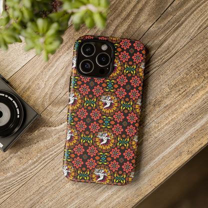Tough Cases, Sagittarius, Zodiac v2, Flower Pattern