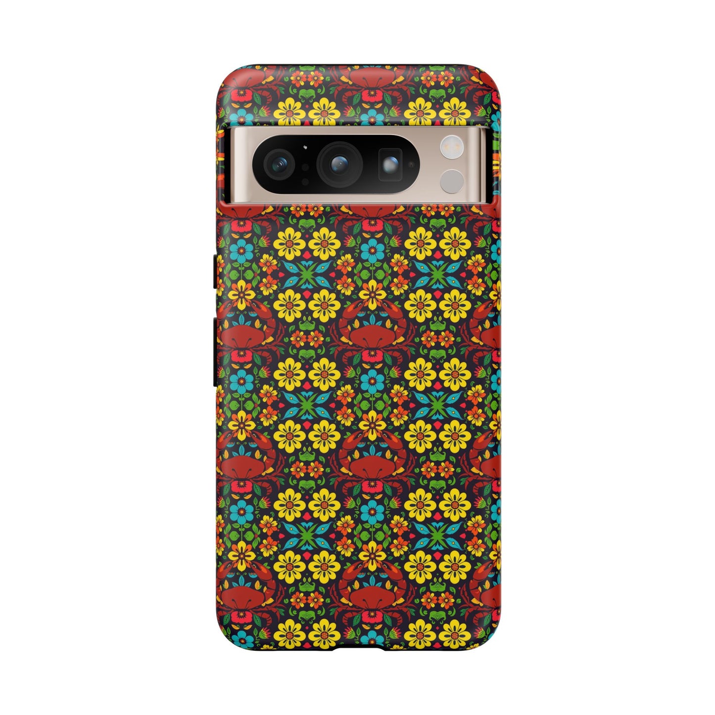 Tough Cases, Cancer, Zodiac v2, Flower Pattern