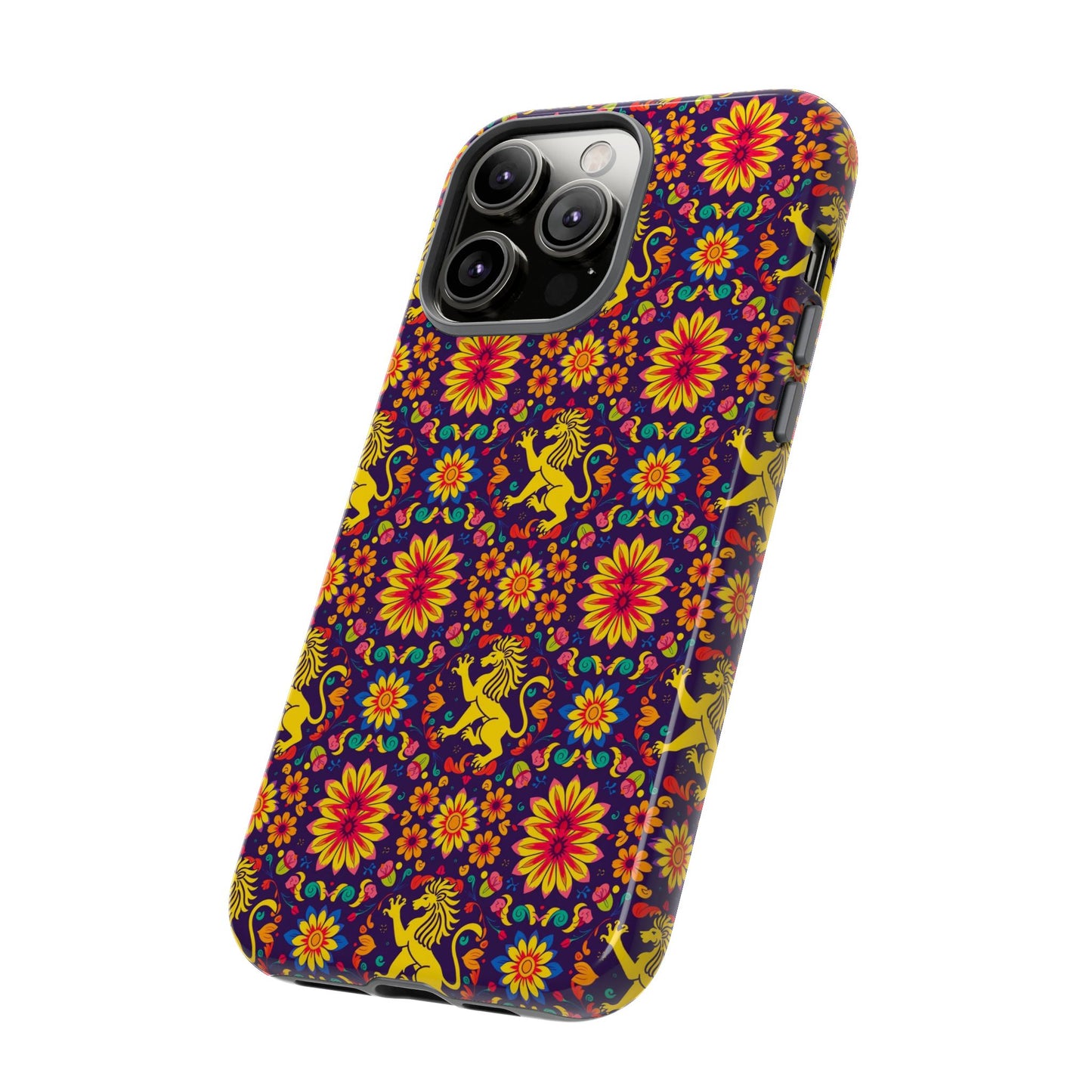 Tough Cases, Leo, Zodiac, Flower Pattern