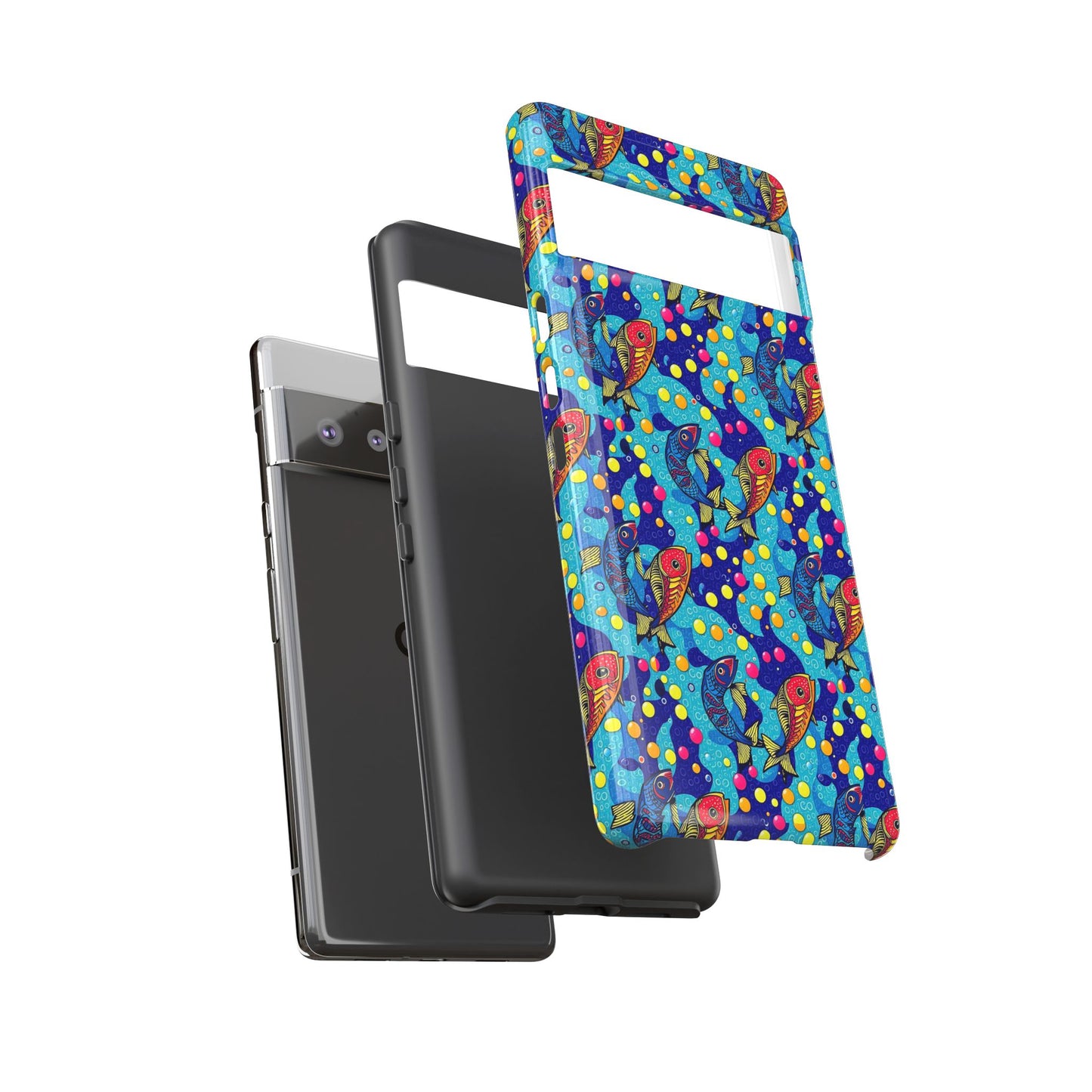 Tough Cases, Pisces, Zodiac v2, Bubble Pattern