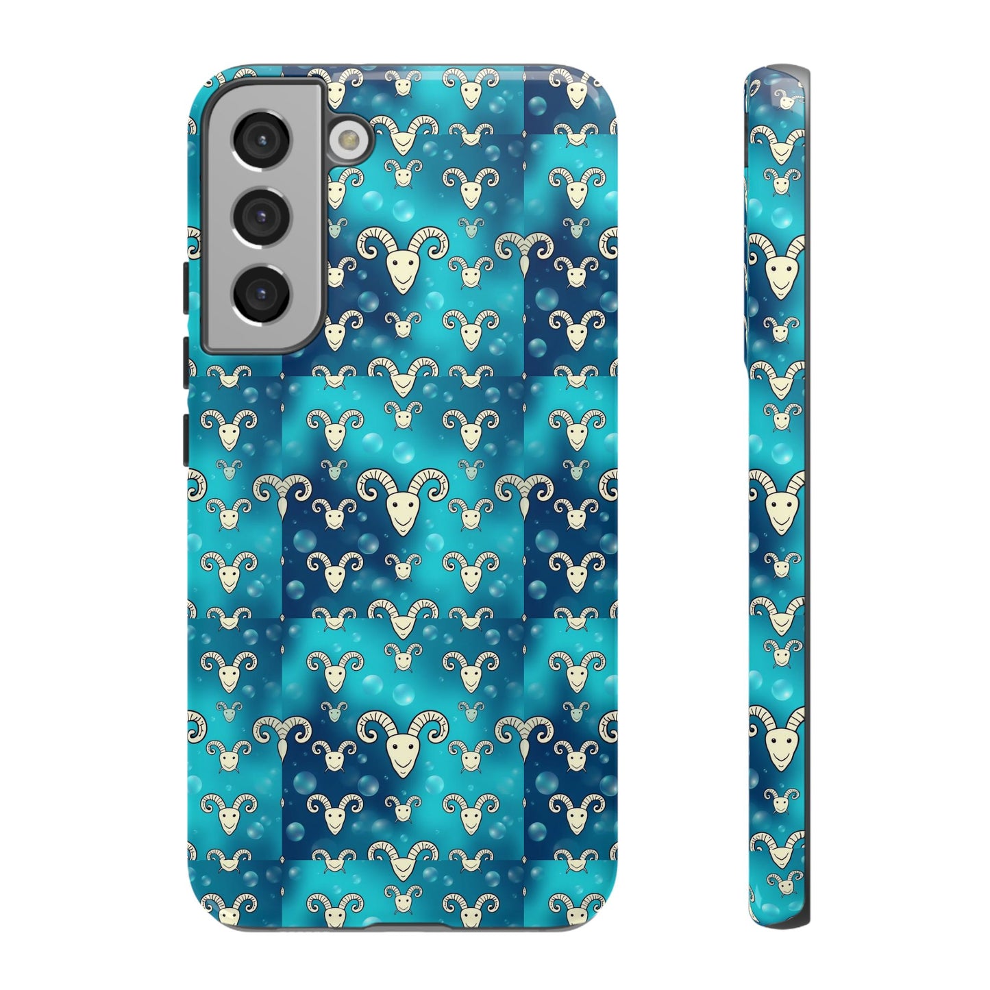 Tough Cases, Aries, Zodiac v1, Bubble Pattern