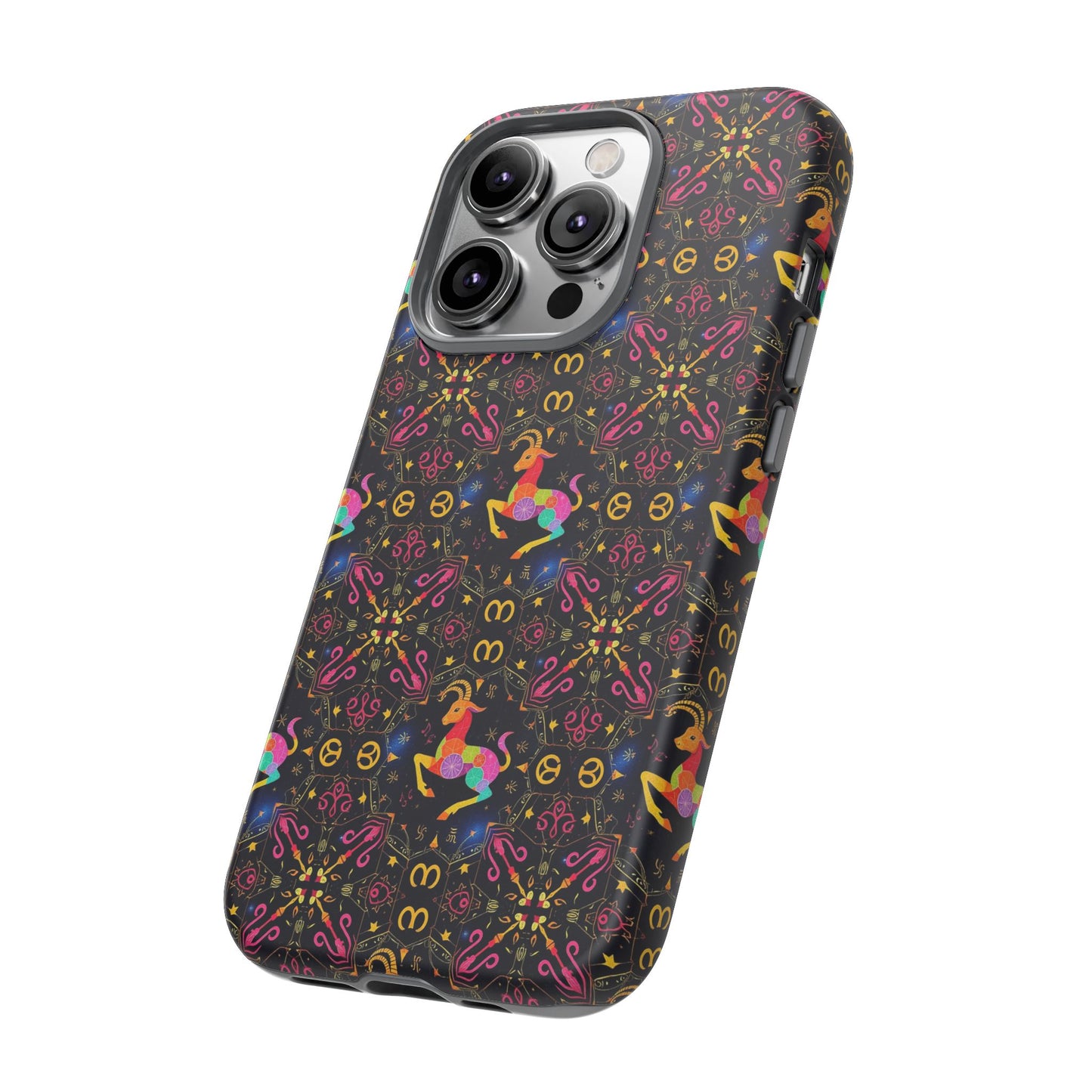Tough Cases, Capricorn, Zodiac v2, Metal Pattern