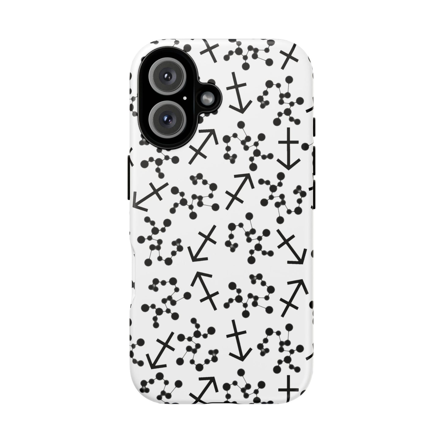 Tough Cases with the Sagittarius Zodiac sign for iPhone, Samsung Galaxy, and Google Pixel devices