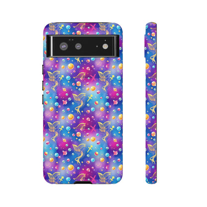 Tough Cases, Sagittarius, Zodiac v3, Bubble Pattern