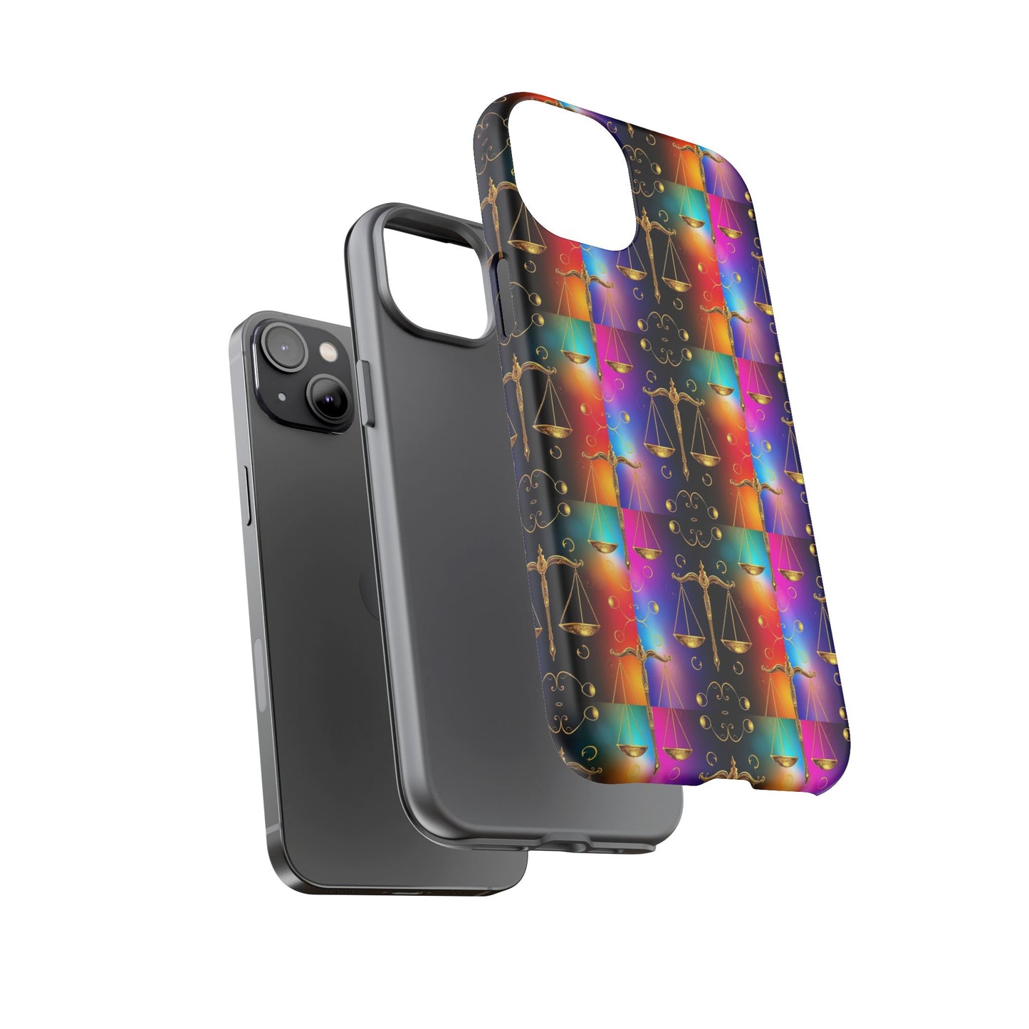 Tough Cases, Libra, Zodiac v1, Metal Pattern
