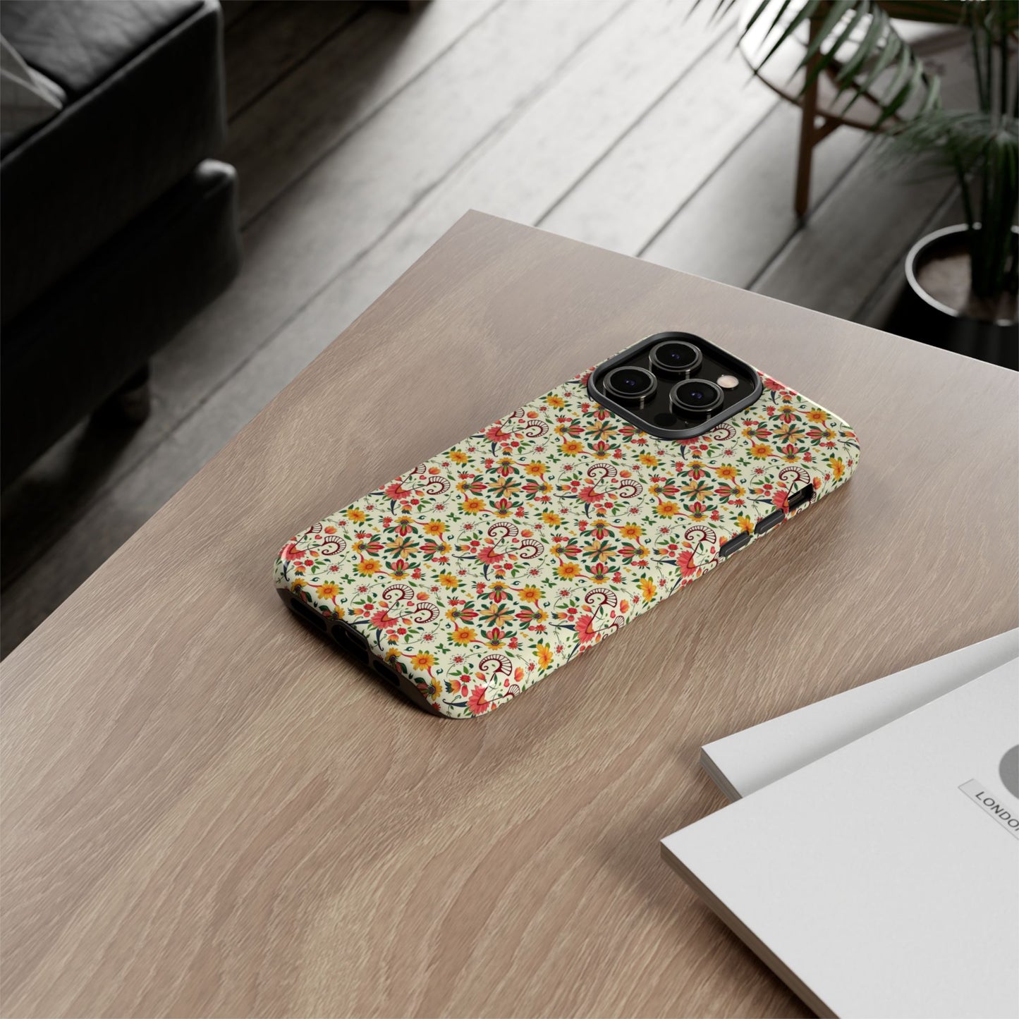 Tough Cases, Aries, Zodiac, Flower Pattern
