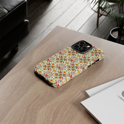 Tough Cases, Aries, Zodiac, Flower Pattern