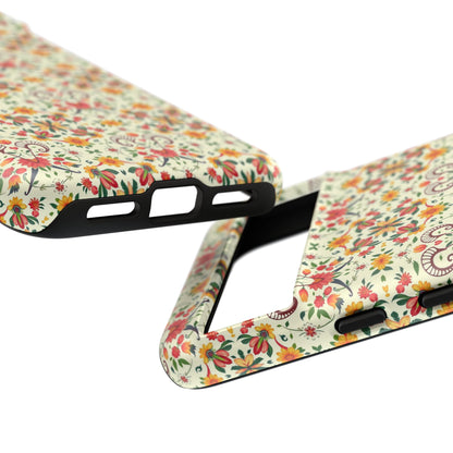 Tough Cases, Aries, Zodiac, Flower Pattern