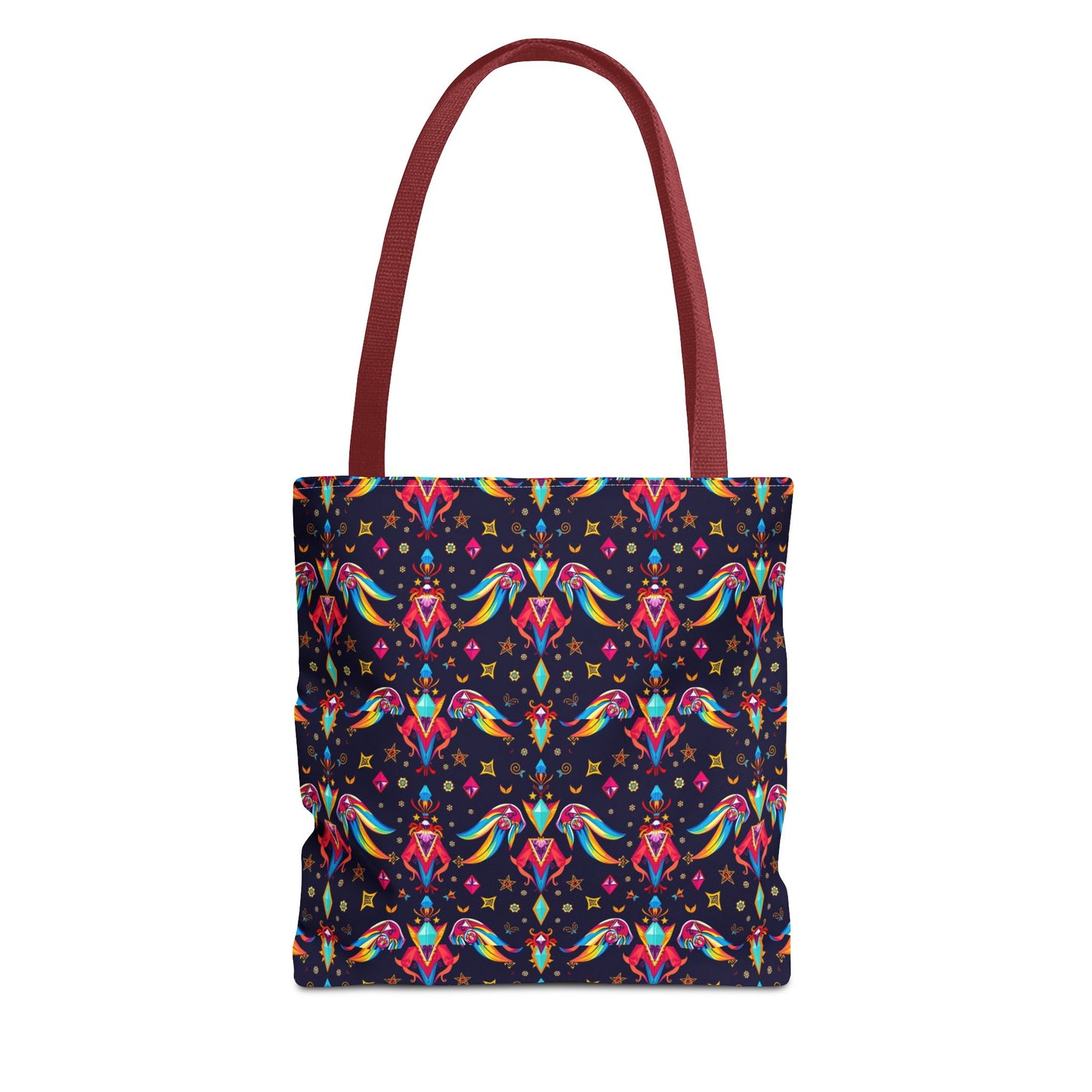 Tote Bag (AOP), Virgo, Zodiac v1, Jewel Pattern