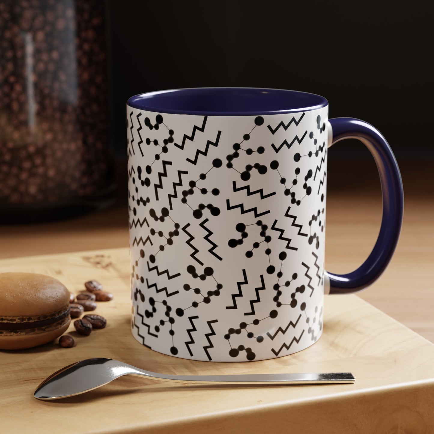 Accent Coffee Mug with the Aquarius sign (11, 15oz)
